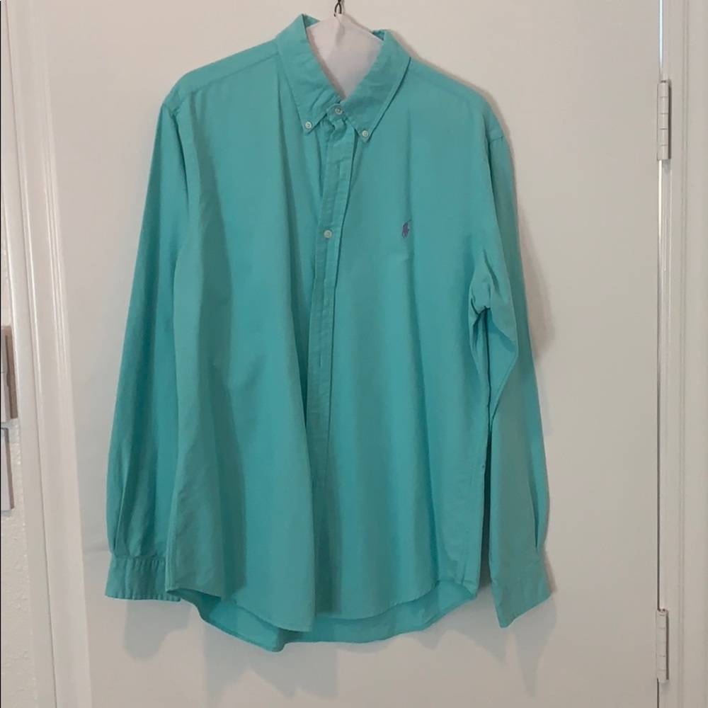 Men’s button down Ralph Lauren.